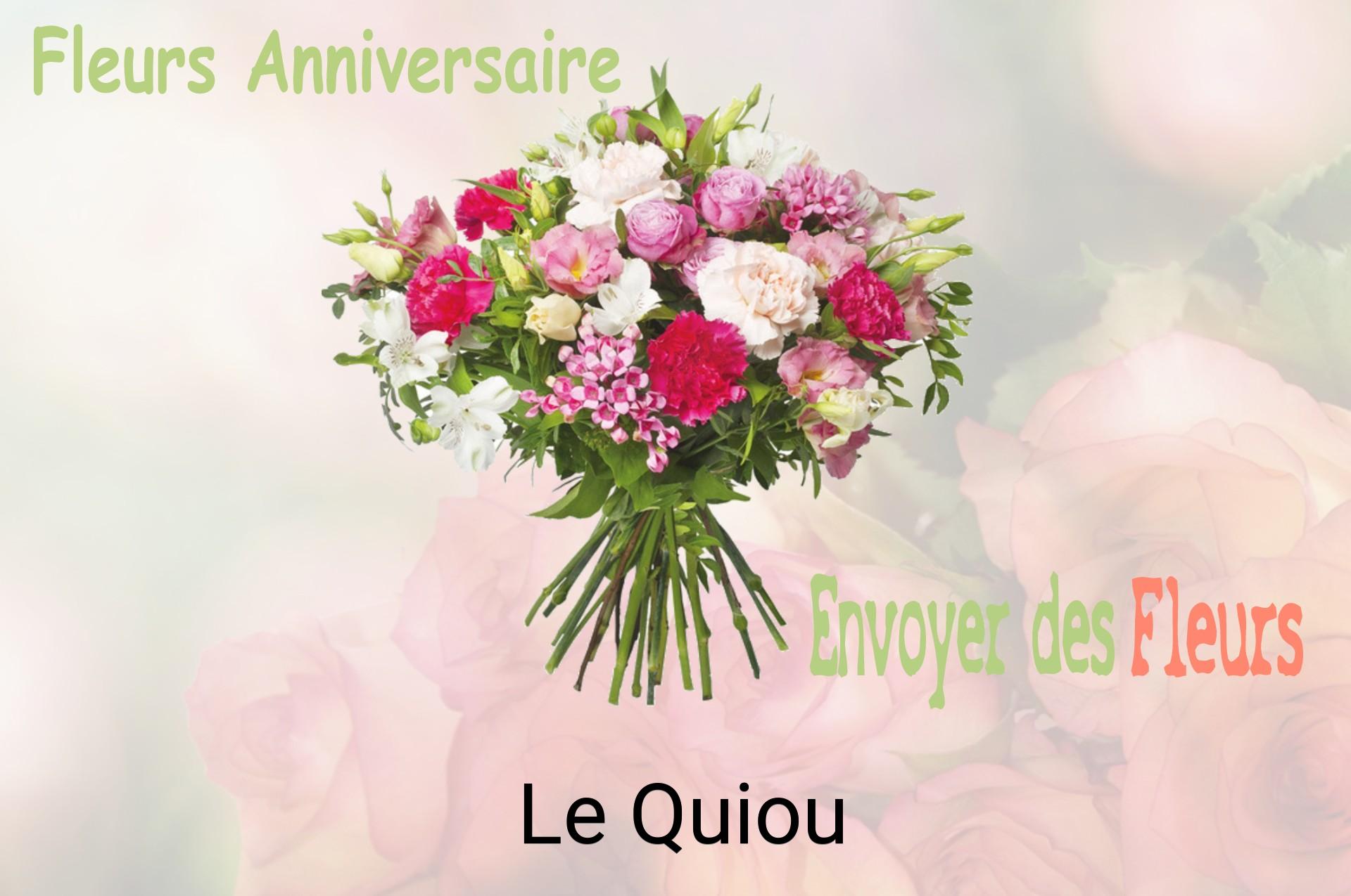 Bouquet de fleurs d’anniversaire livré à Le Quiou